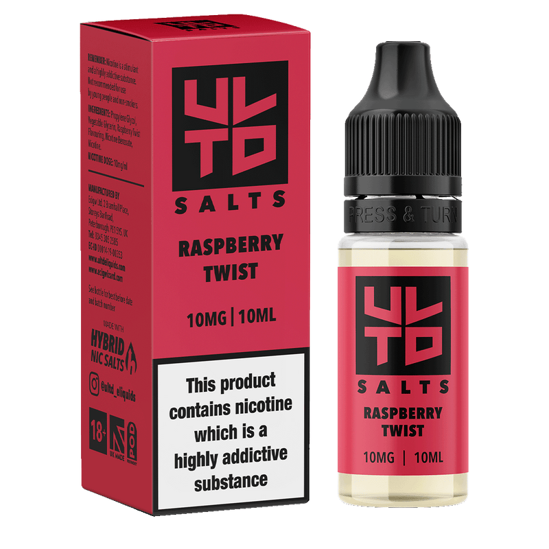 ULTD Raspberry Twist Nic Salt - 10ml 10mg