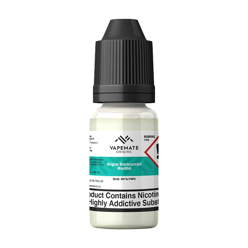 Vapemate Origins Blackcurrant Menthol 10ml