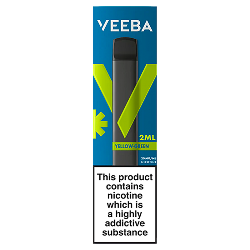 Iqos VEEBA Yellow Green jednorázová elektronická cigareta