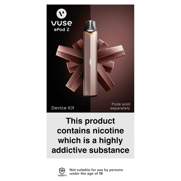 vuse epod 2 miga na biało Vuse ePod 2 Device | Starter Vape Kit