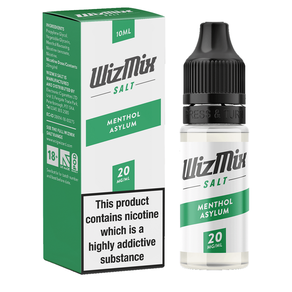 Wizmix Salt Menthol Asylum - 10ml 20mg