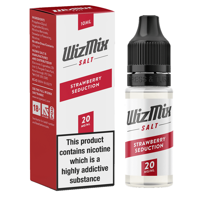 Wizmix Salt Strawberry Seduction - 10ml 20mg