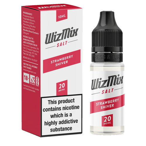 Wizmix Salt Strawberry Shiver - 10ml 20mg